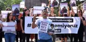 Emine Bulut cinayeti protestosuna Rabia Naz Vatan'ın babası da katıldı