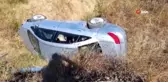 Malkara'da otomobil şarampole uçtu: 1 yaralı