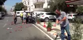 Motosiklet araçla çarpıştı, sürücüsü ağır yaralandı