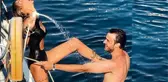 Sevgilisinin kucağına atlayıp dudağından öpen Eliz Sakuçoğlu'na büyük tepki!