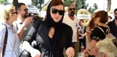 Siyah mini elbisesiyle cenaze törenine katılan Deniz Seki'ye tepki yağdı