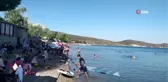 3 gün tatili fırsat bilenler plajlara akın etti