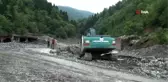 Yağan yağmur Çamlıktepe Mahallesi sakinlerine bir kez daha korku dolu anlar yaşattı