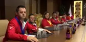 Bakan Kasapoğlu, down sendromlu sporcularla buluştu
