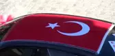 Makam aracı şehit oğluna gelin arabası oldu