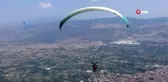 Simav'da yamaç paraşütü festivali