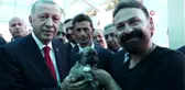 Cumhurbaşkanı Erdoğan'a Kangal yavrusu hediye edildi