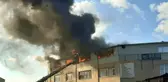 Bayrampaşa'da tekstil atölyesinde yangın