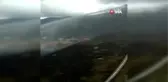 Sinop'ta alev alan araç evi yaktı