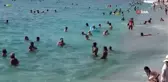 Alanya plajlarındaki yoğunluk sürüyor