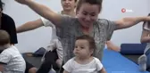 Anne-bebek pilatesi ile anne ve bebekler arasındaki iletişim kuvvetleniyor