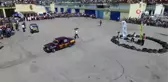 Antalya'daki nefes kesen drift gösterilerini çatılardan izlediler