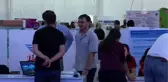 Öğrenciler, TEKNOFEST kapsamında kurulan AFAD çadırında projelerini sergiliyor