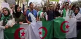 Cezayirli öğrencilerden Cumhurbaşkanlığı seçimi protestosu