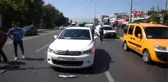 Antalya yayaya kapalı yoldan geçmek isterken hastanelik oldu