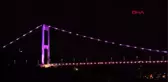 Fsm köprüsü alzheimer günü için mor renge büründü