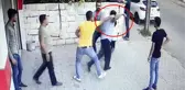 Kocadan, hamile eşine şiddete mahalleli izin vermedi! O anlar kamerada