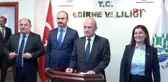Edirne çerkezköy-kapıkule demiryolu hattı'nın temeli atıldı