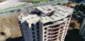 Erzurum ruhsatsız 18 katlı binaların yıkımına başlandı