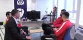 Taha ve Süleyman'dan AA'ya ziyaret