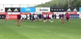 Beşiktaş taraftarından takımına destek
