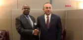 Çavuşoğlu, burundi dışişleri bakanı ezechiel nibigira ile görüştü