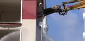 İstanbul-kağıthane'de riskli bina ekipler tarafından yıkıldı