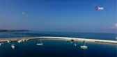 Yat rallicileri İskenderun Körfezinde sevgi çemberi oluşturdular