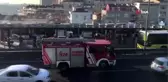 Şişli'de metrobüs yangını