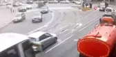 Şerit Değiştirirken Trafiği Altüst Etti