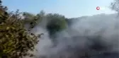 Anız yakarken alevlerin arasında kalan vatandaş feci şekilde can verdi