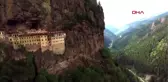 Trabzon sümela manastırı'nda, 2'nci etap restorasyon sürüyor