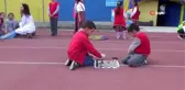 Ağrı'da minik öğrenciler Dünya Yürüyüş Günü etkinliğinde eğlendi