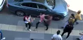 Gençlerin yumruklu kavgası kamerada