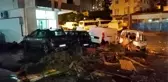 İstanbul'da sağanak ve şiddetli yağış etkili oldu: Çatılar uçtu