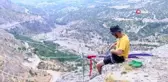 Levent Vadisi'nde Slackline gösterisi nefesleri kesti