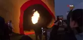Sıcak hava balonları gökyüzünü renklendirdi