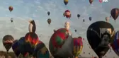 Sıcak hava balonları gökyüzünü renklendirdi