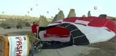 Türkiye'nin ilk yerli ve milli sıcak hava balonu Kapadokya'da uçtu