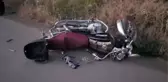 Devrilen motosikletin sürücüsü öldü