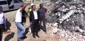 Bodrum Belediye Başkanı Ahmet Aras, yıkılan kaçak yapıları inceledi