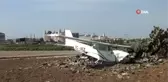 Antalya'da eğitim uçağı yoldan çıktı