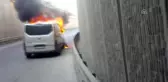 Esenyurt'ta minibüs yangını