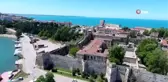 Restorasyonu önümüzdeki aylarda başlayacak olan Tarihi Sinop Cezaevi havadan görüntülendi