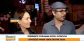 Melisa Sözen koltuk değneğiyle lansmana katıldı!