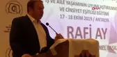 Antalya mahmut arslan şiddetin önüne geçmek için sorumluluk almamız gerekir