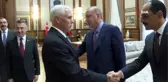Cumhurbaşkanı Erdoğan Pence'i kabul ediyor