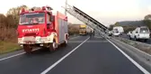 D-100 kara yolundaki kaza ulaşımı aksattı