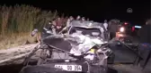 Düğün dönüşü kaza yapan aileden 5 kişi yaralandı