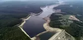 Pabuçdere ve Kazandere barajlarındaki su seviyesi - Drone